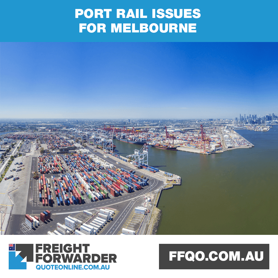 Minister Addresses Port-Rail Issues at Melbourne