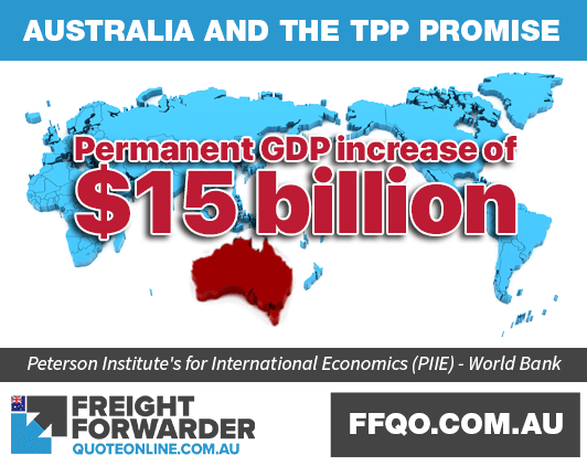 TPP and its promise to Australia of $15B of GDP increase