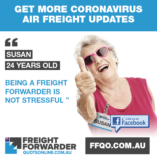 Get more Coronavirus updates on Australian air freight and news on airfreight delays