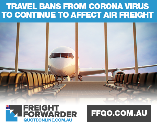 Travel bans from coronavirus to continue to affect air freight in Australia