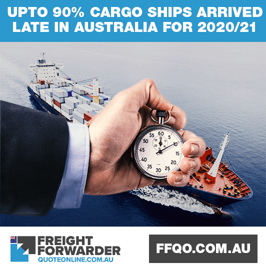 Up to 90% of cargo ships arrived late in Australia for 2020/21 had made shipping Christmas stock more challenging than ever
