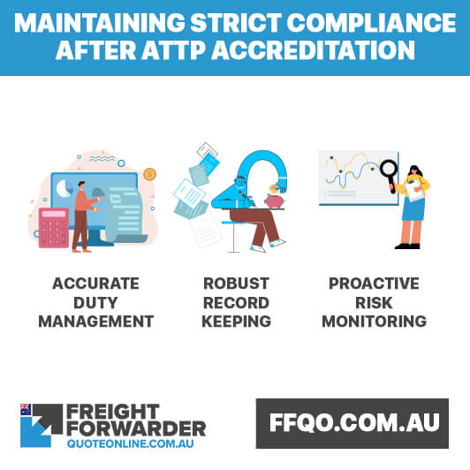 Maintaining strict compliance after ATTP accreditation Maintaining strict compliance after ATTP accreditation