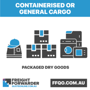 Types of cargo shipped via sea freight