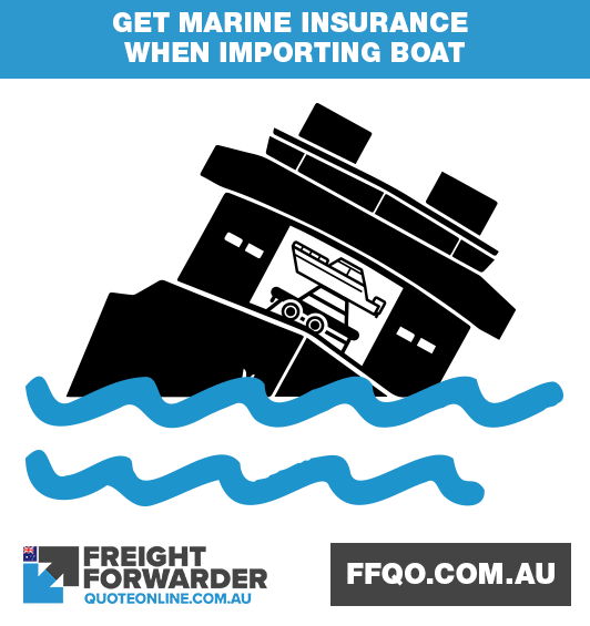 Get marine insurance when importing boat to Australia