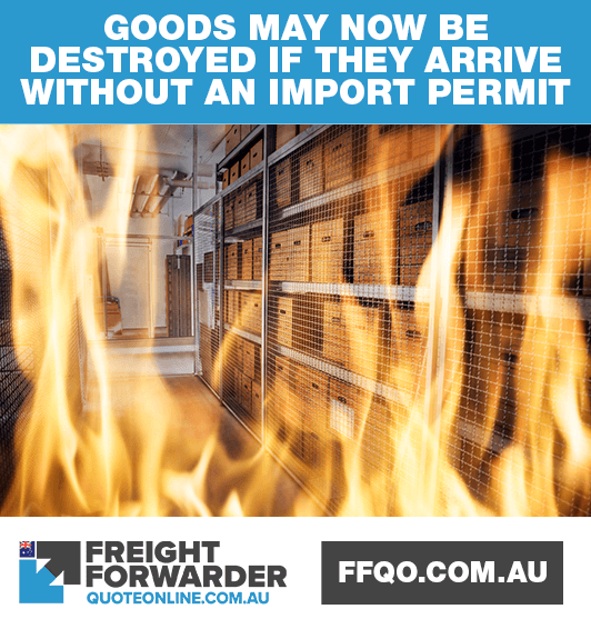 Goods will be destroyed or exported if they need an import permit but arrive without one