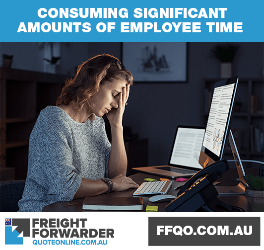 If significant employee time is being consumed, the outsource freight forwarding If significant employee time is being consumed, the outsource freight forwarding